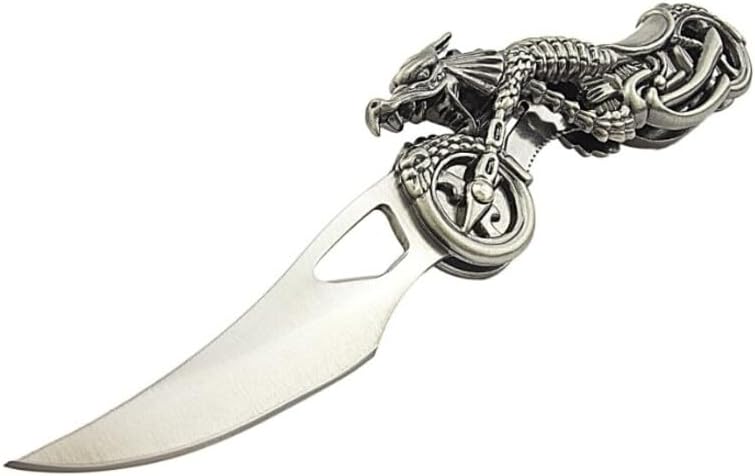 7 Inch Dragon Motorcycle Blade Folding Pocket Knife