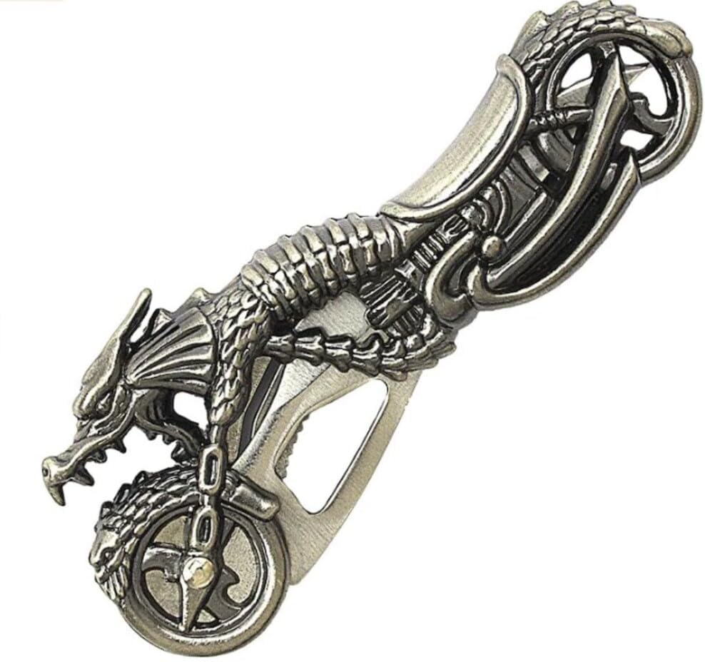 7 Inch Dragon Motorcycle Blade Folding Pocket Knife