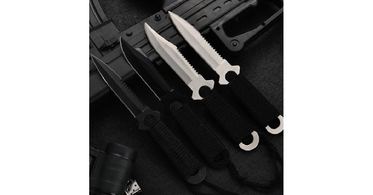 Stainless Steel Tactical Fixed Blade Knife