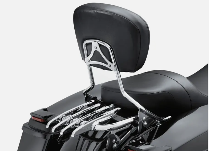  Backrest Sissy Bar & Stealth Luggage Rack for Harley Road Glide Street Glide 09-23