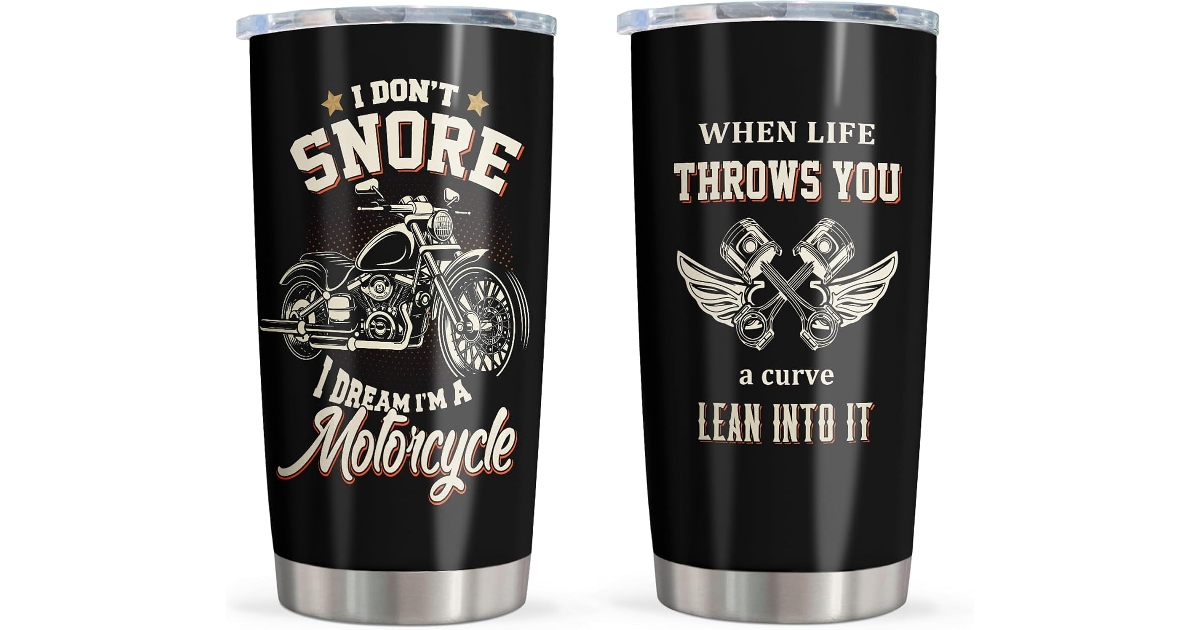 Motorcycle Biker Gift Tumbler 20OZ 