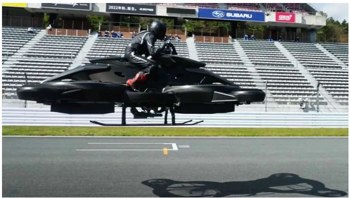 World’s First Japanese Flying Motorcycle Unveiled, Video Surfaces