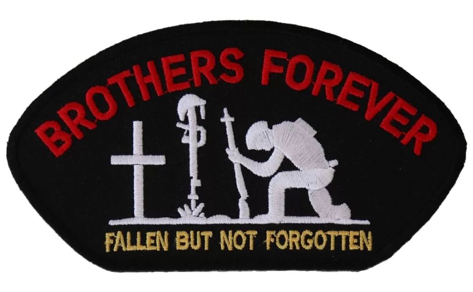 BROTHERS FOREVER - Embroidered Motorcycle Patch 