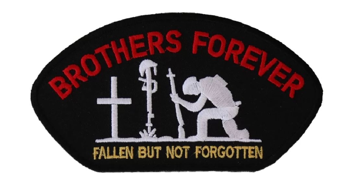 BROTHERS FOREVER - Embroidered Motorcycle Patch 