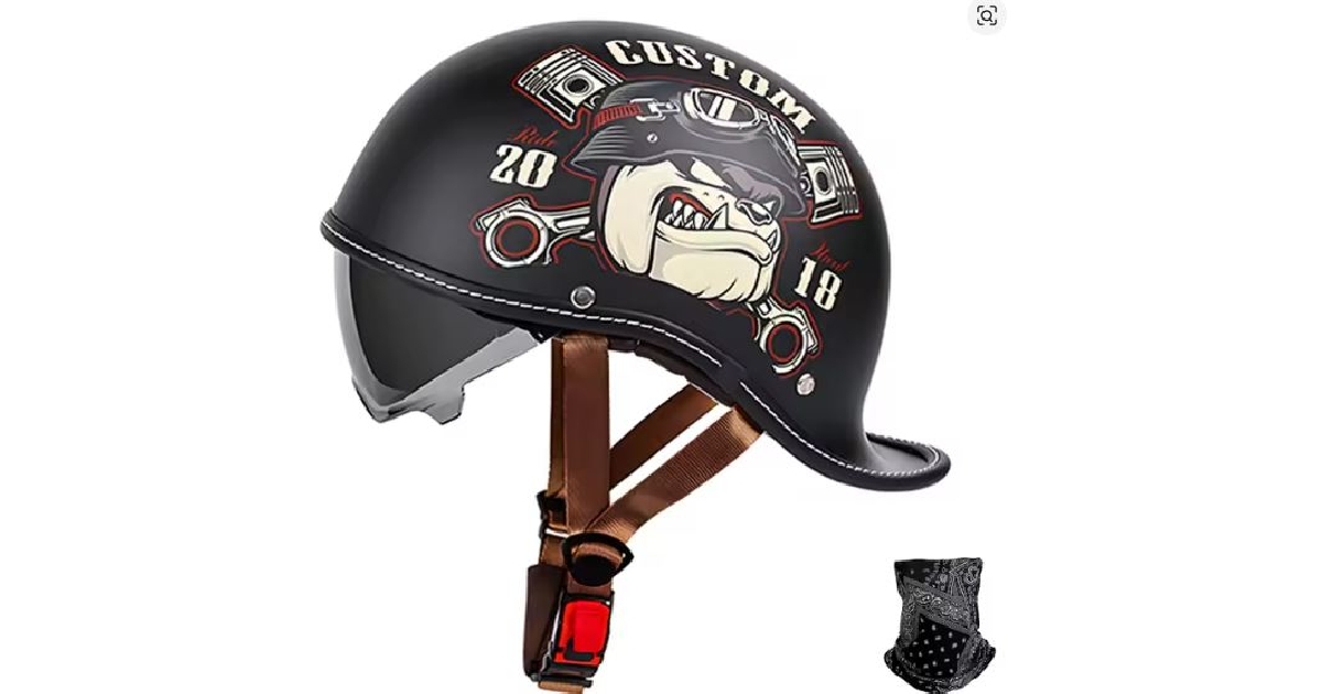 Cocked Tail Motorcycle Helmet for men and women 