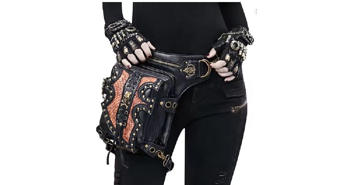 Ladies Rally Multi-function Skull Waist/Hip Bag