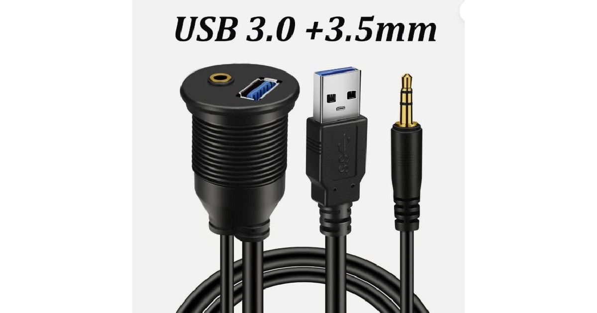 USB AUX INPUT 3.5MM