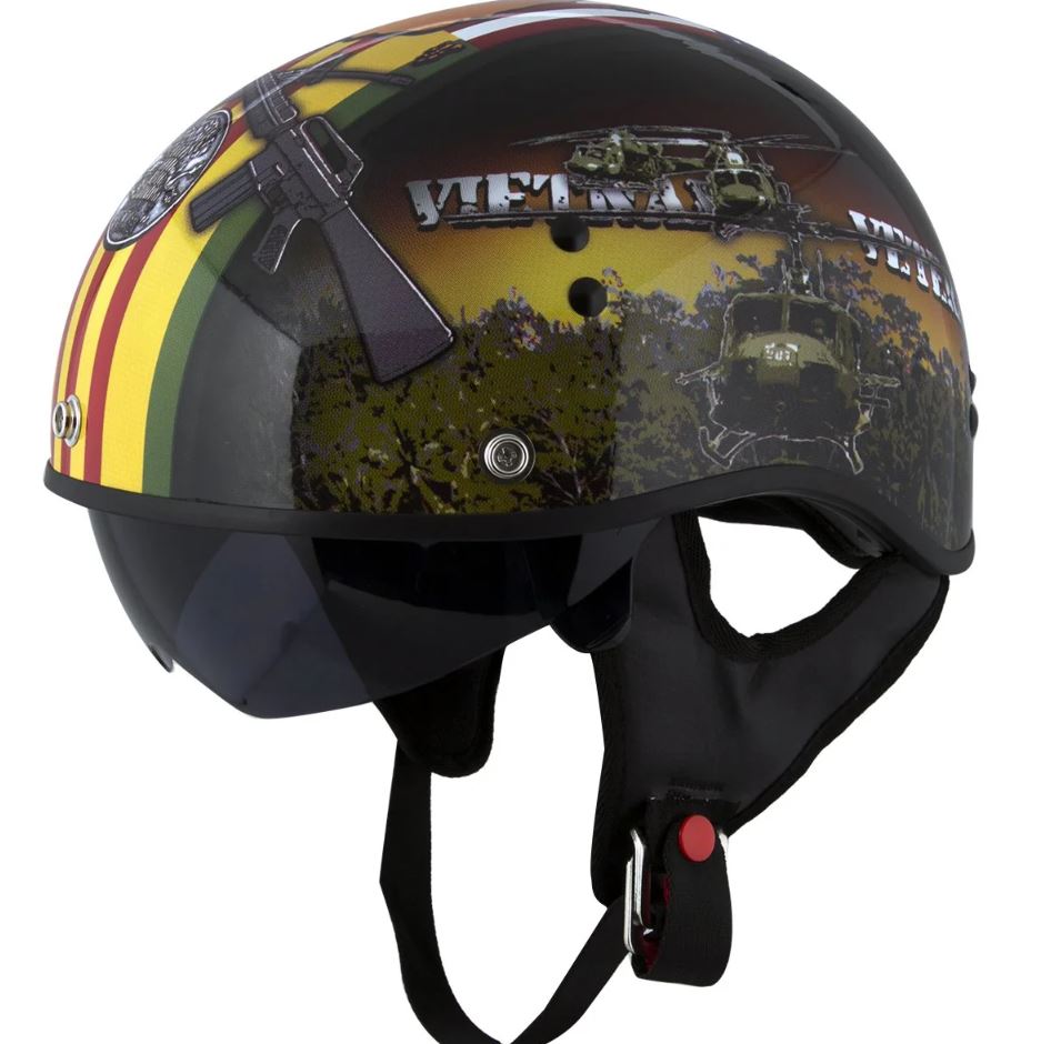 Vietnam Veteran Custom High Gloss Helmet
