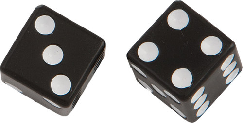 HARDDRIVE VALVE STEM CAPS BLACK DICE PR