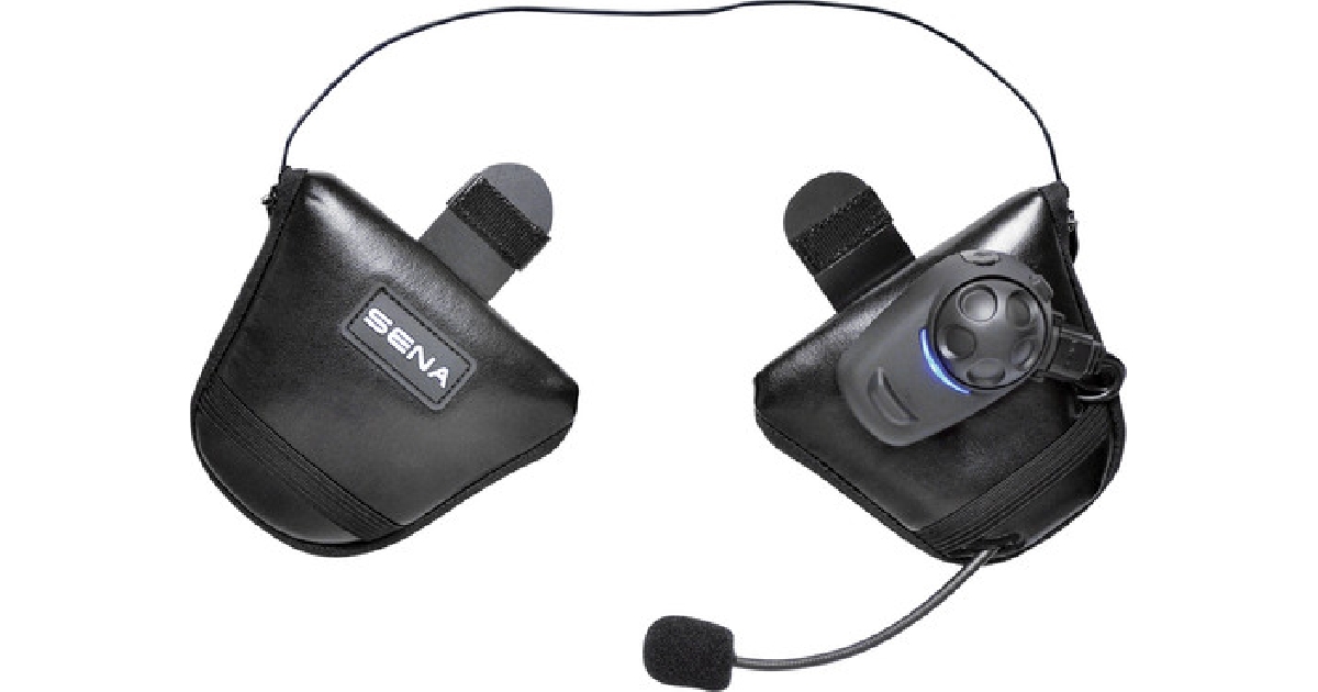 SENA SPH10H-FM W/BUILT-IN FM TUNER FOR HALF HELMETS SINGLE PACK