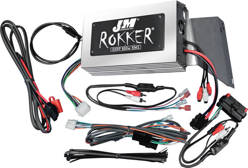 J&M ROKKER P800W 4-CH AMP KIT 06-13 FLTR CUSTOM