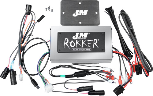 J&M ROKKER P800W 4-CH AMP KIT 15-20 FLTR