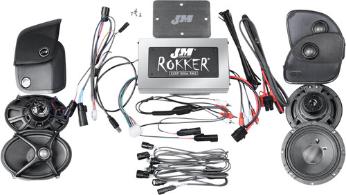 J&M ROKKER XXR 800W 4-SP/AMP KIT 15-20 FLTR