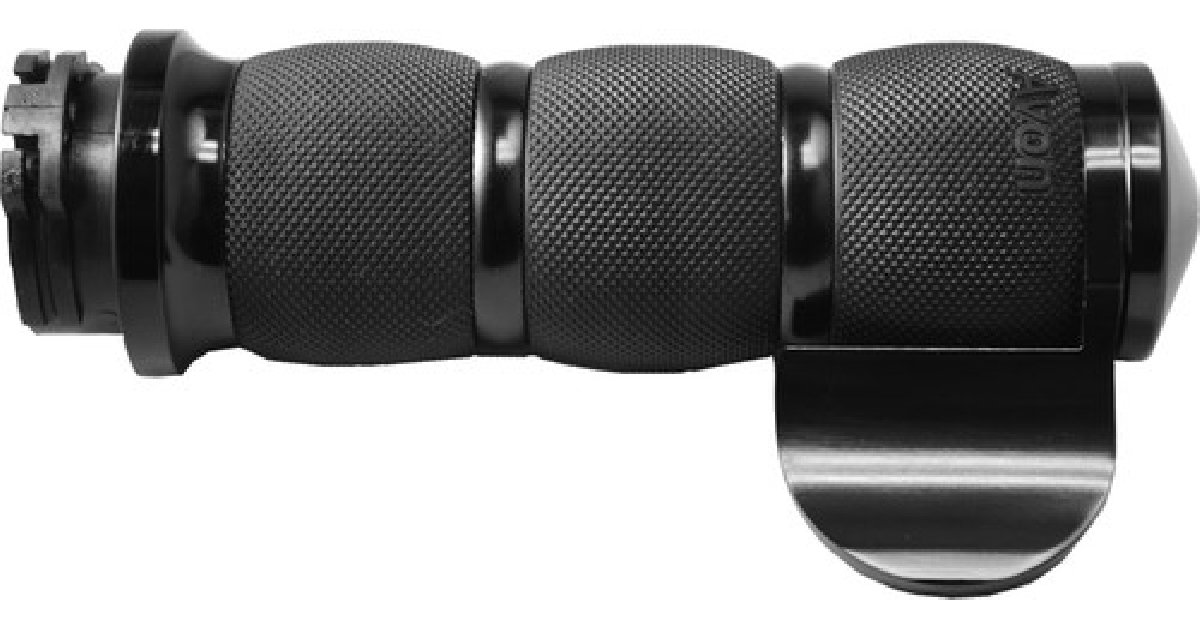 AVON AIR CUSHIONED GRIPS TBW THROTTLE BOSS BLACK