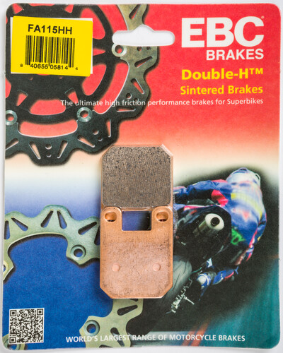 EBC BRAKE PADS FA115HH DOUBLE-H SINTERED