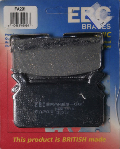 EBC BRAKE PADS FA201 ORGANIC