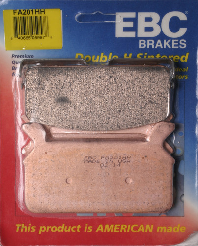 EBC BRAKE PADS FA201HH DOUBLE-H SINTERED