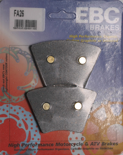 EBC BRAKE PADS FA26 ORGANIC