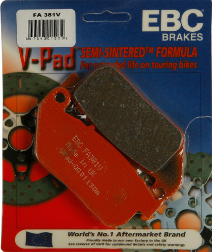 EBC BRAKE PADS FA381V V-SERIES