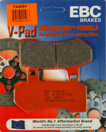 EBC BRAKE PADS FA409V V-SERIES