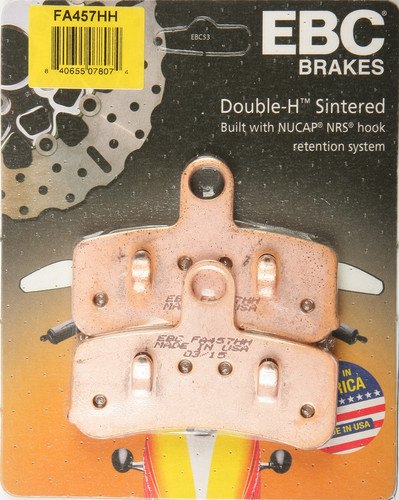 EBC BRAKE PADS FA457 DOUBLE-H SINTERED