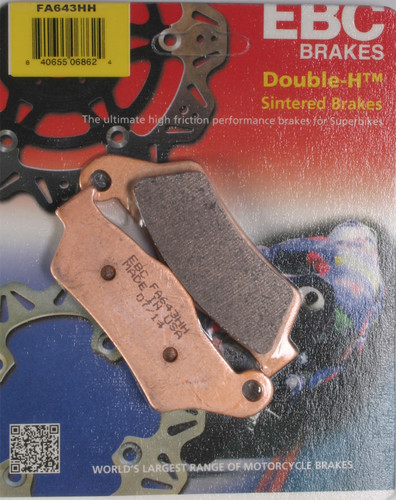 EBC BRAKE PADS FA643HH DOUBLE-H SINTERED