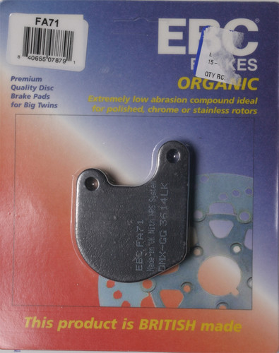 EBC BRAKE PADS FA71 ORGANIC