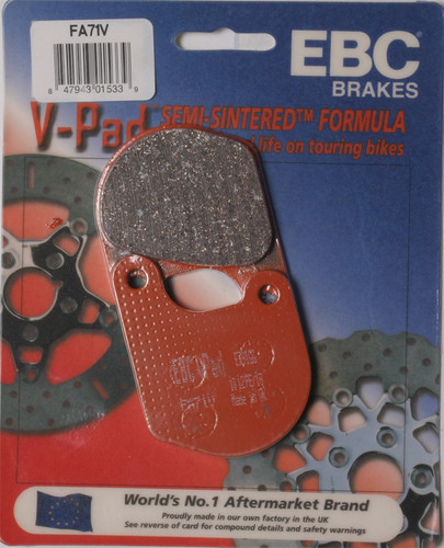 EBC BRAKE PADS FA71V SEMI-SINTERED V SERIES