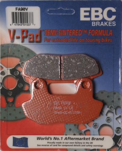 EBC BRAKE PADS FA90V SEMI-SINTERED V SERIES