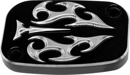 PREC. BILLET UPPER BRAKE CYLINDER COVER ACE'S WILD DYNA COVER BLACK