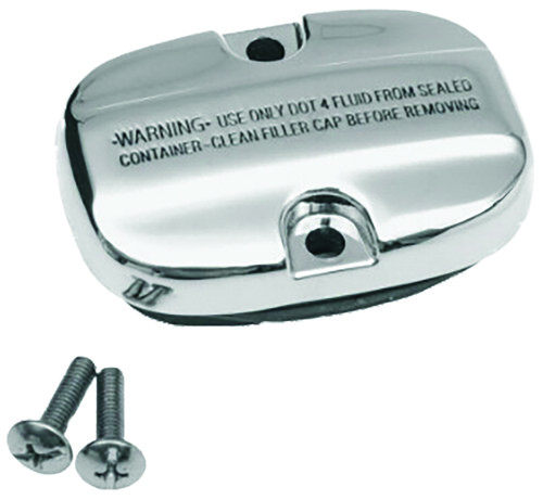 HARDDRIVE RR BRAKE MSTR CYLINDER COVER TOURING 99-04 SOFTAIL 00-05