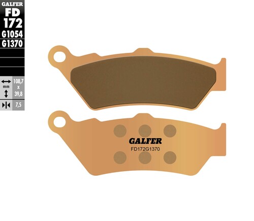 GALFER BRAKE PADS SINTERED FD172G1370