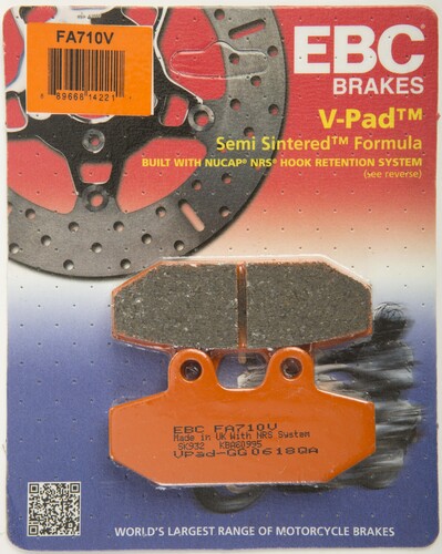 EBC BRAKE PADS FA710V SEMI-SINTERED V SERIES