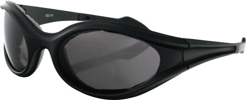 BOBSTER FOAMERZ SUNGLASSES BLACK W/SMOKE LENS