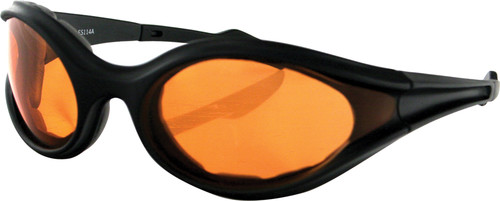 BOBSTER FOAMERZ SUNGLASSES BLACK W/AMBER LENS