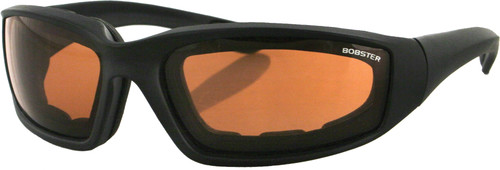 BOBSTER FOAMERZ SUNGLASSES 2 BLACK W/AMBER LENS