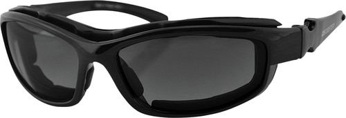 BOBSTER ROAD HOG II SUNGLASSES CONV BLACK W/4 LENS