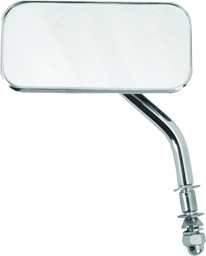 HARDDRIVE RECTANGULAR MIRROR CHROME