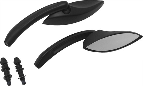 HARDDRIVE MIRRORS BLACK ELIPTICAL BLACK