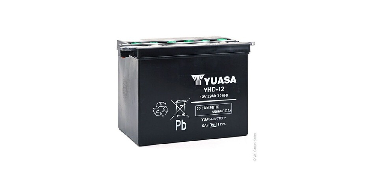 YUASA BATTERY YHD-12 CONVENTIONAL