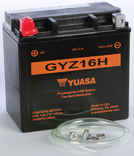 YUASA BATTERY GYZ16H SEALED FACTORY ACTIVATED