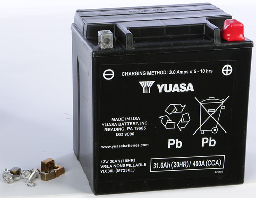 YUASA BATTERY YIX30L SEALED FACTORY ACTIVATED