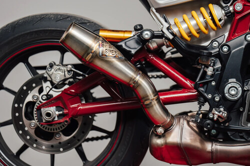 SAWICKI FTR 1200 SLIP-ON CANNON BRUSHED SS