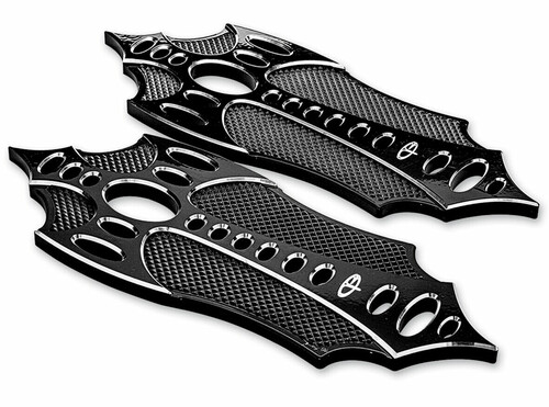 PREC. BILLET FLOORBOARDS PASSENGER BAD AXE BLACK