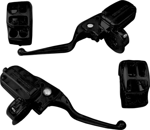 HARDDRIVE HANDLEBAR CONTROL KIT BLK CABLE CLUTCH `08-16 FLH