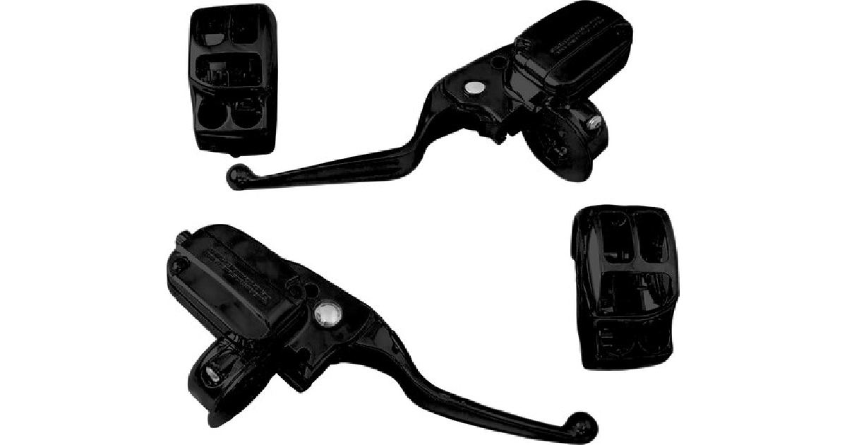 HARDDRIVE HANDLEBAR CONTROL KIT BLK CABLE CLUTCH `08-16 FLH