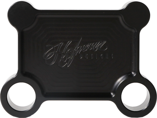 HOFMANN DESIGNS H/D BILLET PULL BACK PLATE BLACK BATWING