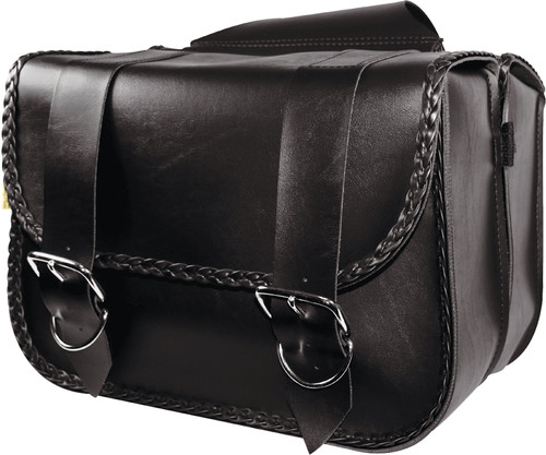 WILLIE & MAX TOURING SADDLEBAG BRAIDED 14.5