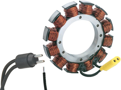 ACCEL STATOR ASSY 19 AMP SPORTSTER MOLDED