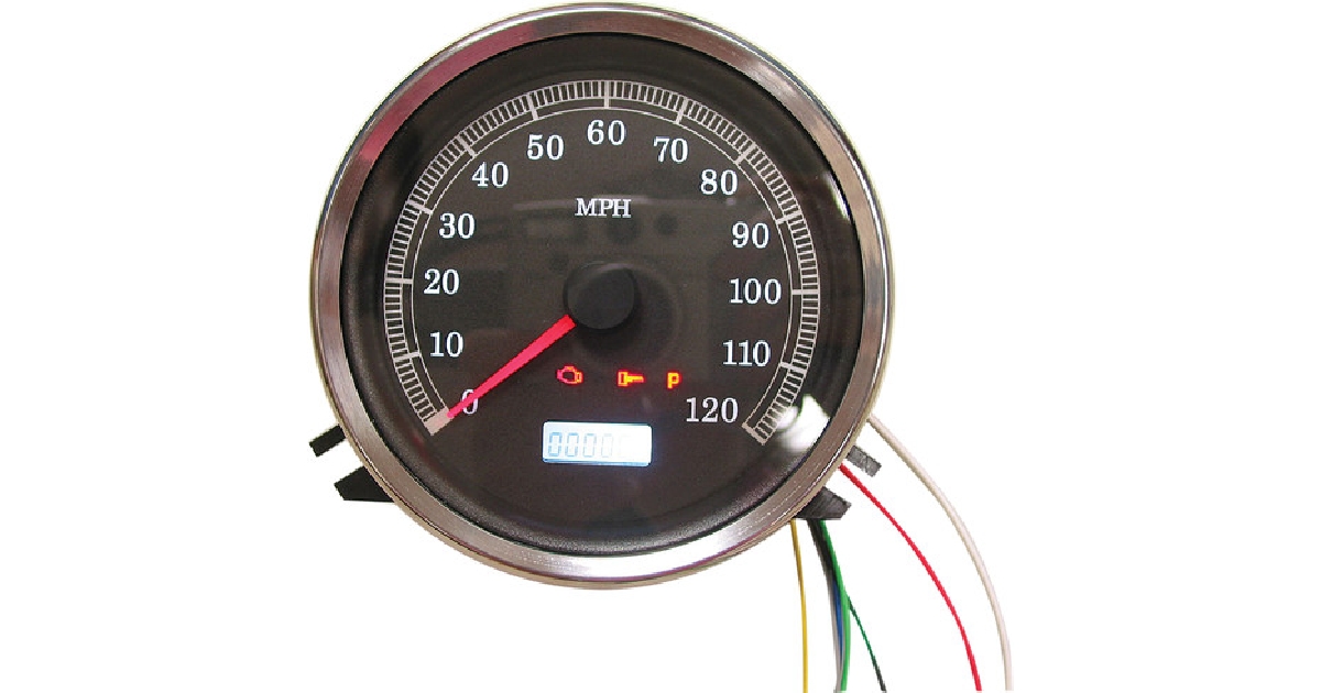HARDDRIVE ELECTRONIC SPEEDO BLACK FACE 99-03 ST/FXWG MODELS